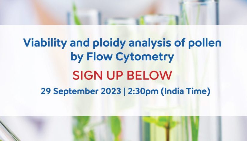 Viability and ploidy analysis of pollen by Flow Cytometry (Open for Registration)